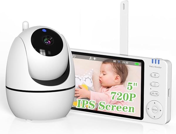Babá Eletrônica Baby Monitor Tela 5" 1080p HD