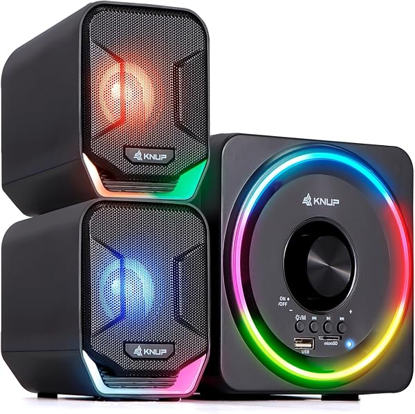 Caixa de Som Gamer Briwax Subwoofer Bluetooth 16W RMS