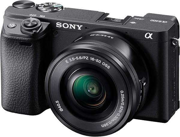 Câmera Sony Alpha A6400 Mirrorless com Lente 16-50mm