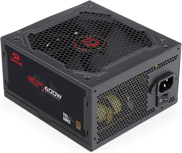 Fonte Gamer Redragon RGPS 600W 80 Plus Bronze