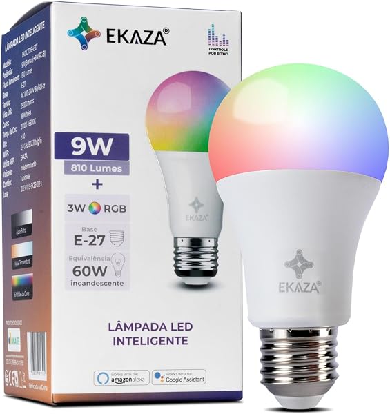Lâmpada Inteligente Ekaza EKGC-T261-E27