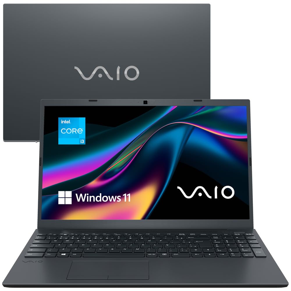 Notebook Vaio FE15 Intel Core i3 8GB 256GB SSD