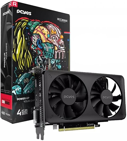 Placa de Vídeo PCYes Radeon RX 550, 4GB GDDR5 Projeto Edge
