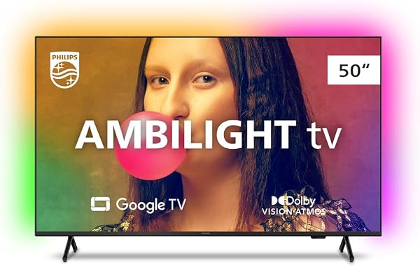 Smart TV Philips Ambilight 50 4K 50PUG7908/78 Google TV
