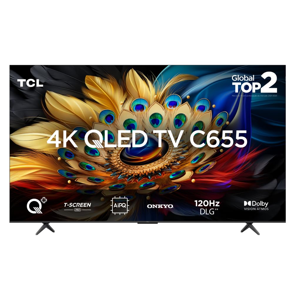 Smart TV TCL 55" QLED 4K 55C655