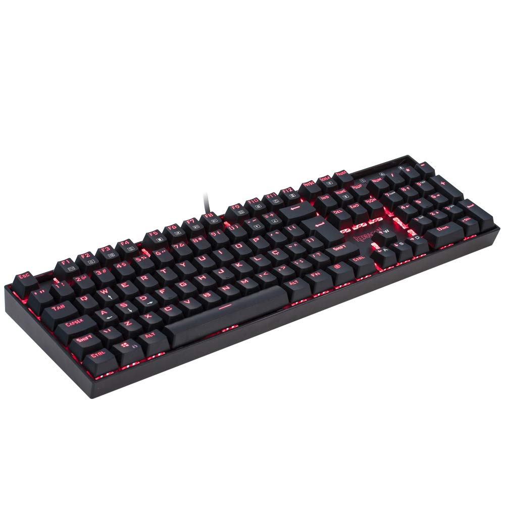 Teclado Mecânico Gamer Redragon Kumara Switch Vermelho K552-2